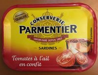 Sardines tomates à l'ail en confit
