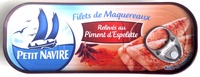 Filets de maquereaux relevés au piment d'Espelette