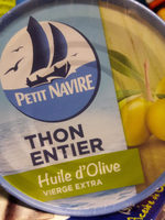 Thon entier a l' huile d'olive petit navire