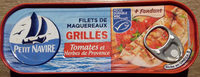 Filets de Maquereaux Grillés Tomates & Herbes de Provence