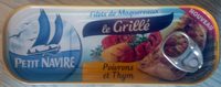 Maquereaux grillé poivrons et thym