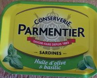 Sardines Huile d'olive et basilic