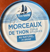 Morceaux de thon au naturel