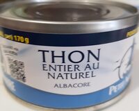 Thon entier au naturel albacore