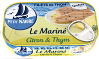Filets de thon Citron & thym