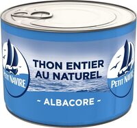 Thon entier au naturel