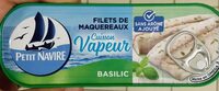 Filets de maquereaux Cuisson Vapeur Basilic