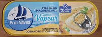 Filets de maquereaux cuisson vapeur