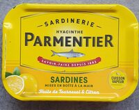 Sardines huile de tournesol et citron
