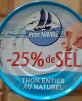 Thon entier au naturel
