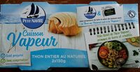 Thon entier au naturel cuisson vapeur 2x130g