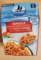 Semoule de thon mariné