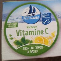 Thon au citron et basilic