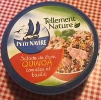 Salade thon quinoa tomates et basilic