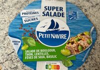Super Salade Boulgour, Tuna, Gentiles And Basil