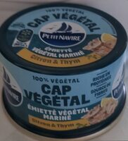 Cap Végétal Émietté végétal mariné citron & thym
