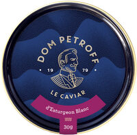 Caviar d'Esturgeon Blanc transmontanus
