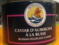 Caviar d'aubergine à la russe