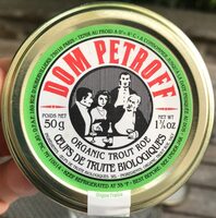 Oeufs de truite biologiques