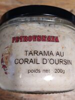 Tarama au corail d'oursin