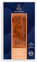 Coeur de saumon fumé aux épices à la caucasienne
