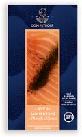 Cœur de saumon fumé à l'aneth et au citron