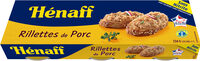 LOT RILLETTES de PORC Hénaff
