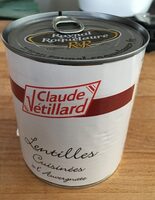 Claude Vétillard Lentilles cuisinées à l'Auvergnate