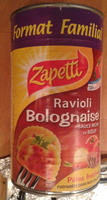 Ravioli Bolognaise (Sauce Riche en Bœuf) Format Familial