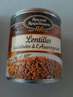 Lentilles cuisinées à l'Auvergne