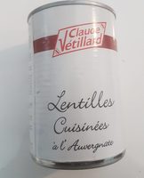 Lentilles cuisinées à l'Auvergnate