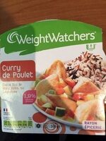 Curry de poulet et deux riz