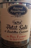 Petit salé aux lentilles