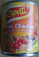 Pois Chiches cuisinés à l'Orientale