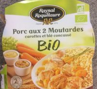 Porc aux 2 Moutardes carottes et blé concassé