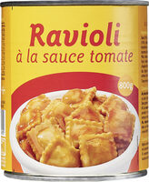 Ravioli à la sauce tomate
