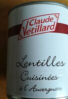 Lentilles cuisinées à l'auvergnate