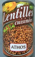 Lentilles cuisinees