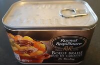 Boeuf braisé duo de carottes