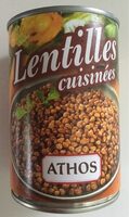 Lentilles cuisinées