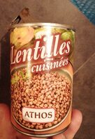 Lentilles cuisinées
