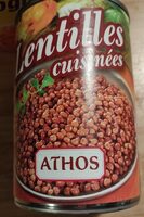 Lentilles cuisinees