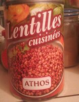 Lentilles cuisinées