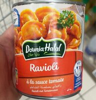 Ravioli à la sauce tomate