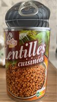 Lentilles cuisinées