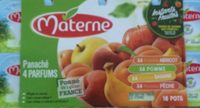Compotes panaché 4 parfums Materne