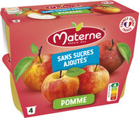 MATERNE Compotes Coupelles Pomme 4x100g