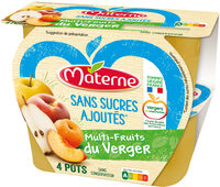 MATERNE (Sans sucres ajoutés) Multi Fruits du Verger