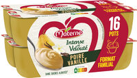 MATERNE Compotes Intense et Velouté Poire Vanille 16x97g Format Familial