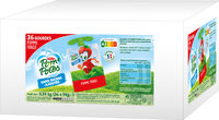 POM'POTES Compotes Gourdes Pomme, P. Fraise 36x90g Format Familial